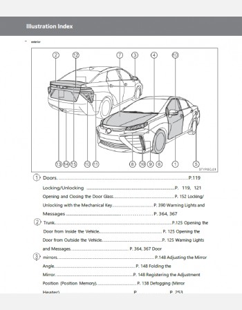 toyota mirai 2014-2015 owners manual